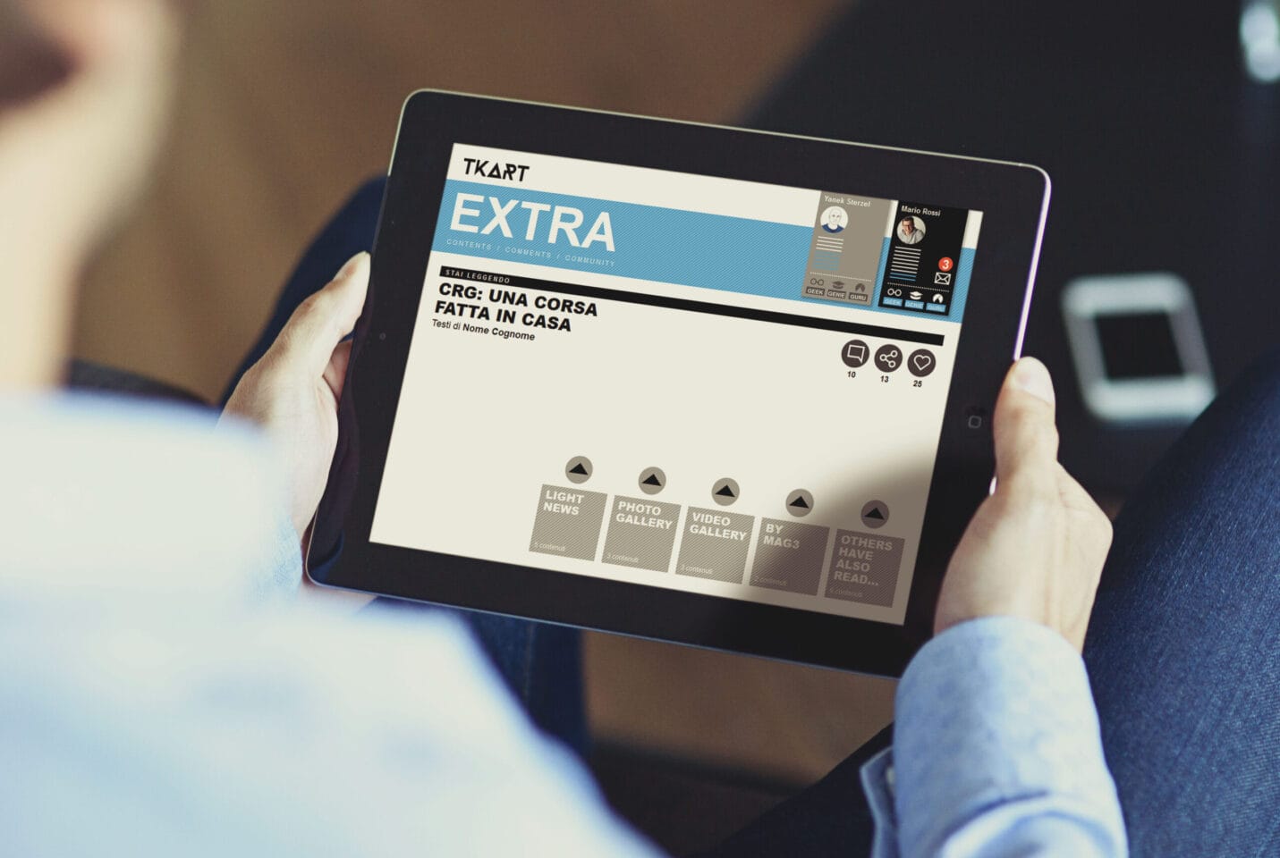 magazine-interattivo-tablet-tkart-1 Programmazione codice frontend per Tkart