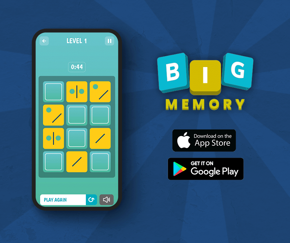 La nostra App "BIG MEMORY" selezionata tra le applicazioni che creano dipendenza big memory app gioco 2