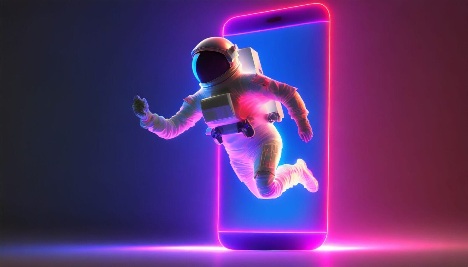 super fast website speed smartphone flyng astronaut fast