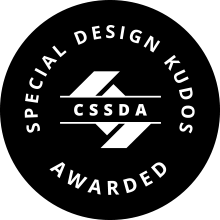 BigFive Premiata ai CSS Design Awards🏆 cssda special kudos black