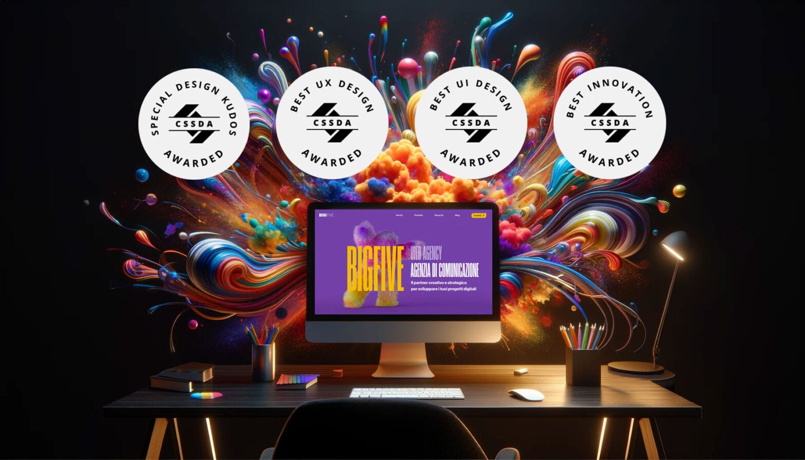 BigFive Awarded at the CSS Design Awards🏆 css design awards